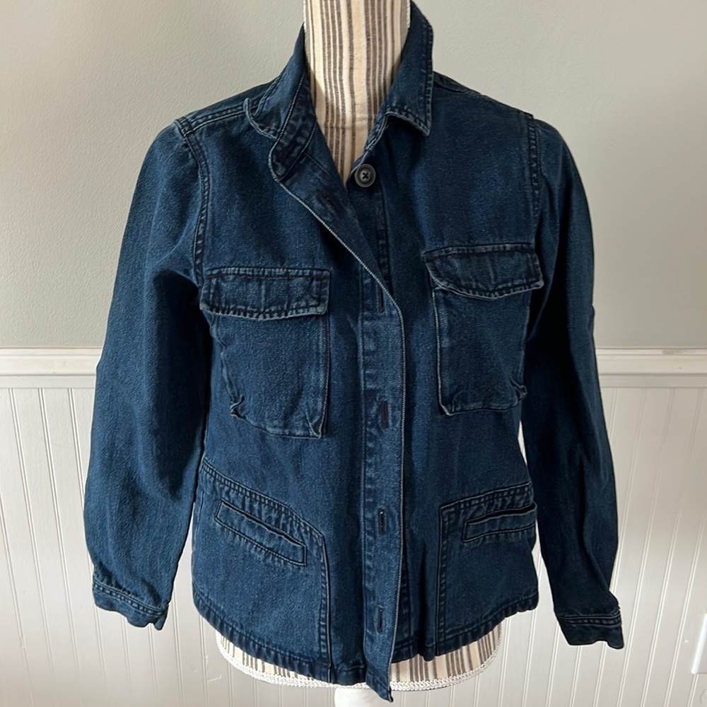 J Crew Denim Jean Jacket Size XSmall